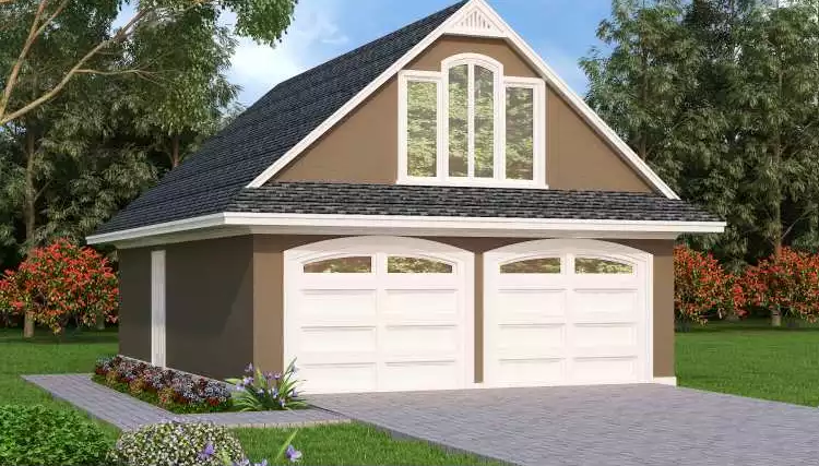 image of garage house plan 2991